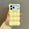 Burom Cloud AplicABLE PARA Apple 18ProMax 3D Grid 16proMax Cloud Think Funda de Teléfono Líquida