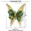 Ins Pingente Borboleta de Cristal Colorido Diy Aço Titânio Feminino Flor Resina Borboleta Aço Inoxidável Joia Colar Pingente