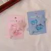 Pinza de cocodrilo de estrella de esponja a cuadros, pinza para el flequillo lateral linda y dulce, accesorio para el cabello versátil