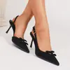 Nuevas Sandalias de Tacón Alto de Moda Casual Versátil con Tira Trasera de Hebilla Estilo Europeo y Americano de Lujo Verano 2025