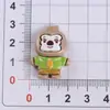 Novos Acessórios de Resina de Animais Malucos de Desenho Animado Acessórios de Cabelo DIY Presilhas de Cabelo Chaveiros Fivelas de Sapato Acessórios para Capa de Celular Venda por Atacado