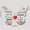 Transfronterizo Nuevo Creativo Mariposa Creativo Inglés Día de la Madre Mariposa Regalo Sorpresa para Mamá Acrílico de Escritorio
