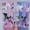 Tesoura Cartoon Sanrio Formato Stitch para Crianças com Capa Protetora, Tesoura Segura para Cortar Papel para Estudantes