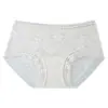 Calcinha sexy de renda estilo francês para mulheres, com design em rede, propriedades antibacterianas, reforço estendido, construção sem costura, tecido respirável, ajuste na cintura média e um formato triangular macio que abraça os quadris.