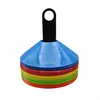 Discos con Logo, Equipamiento de Entrenamiento de Fútbol y Baloncesto, Marcadores Redondos de Disco, Marcadores de Obstáculos Coloridos, Equipamiento Deportivo para Exteriores