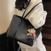 Bolso Grande de Estilo Coreano para Mujer 2026 Verano Nuevo Bolso de Hombro Casual Simple para el Trabajo y los Viajes Cotidianos Bolso Tote