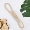 Juguete para Perros Set de Juguetes Que No Se Pueden Masticar, Cuerda Trenzada de Algodón y Lino con Nudo para Perros Grandes, Molienda y Limpieza de Dientes, Estilo Popular Transfronterizo