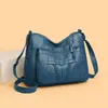 Bolsa Transversal Fashion de 2026, Grande Capacidade, Multi-compartimentos, Bolsa de Ombro Tote Casual para Viagem para Mães de Meia-idade e Idosas