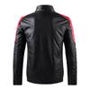 Comercio exterior en stock nuevo 2024 primavera rock ropa de cuero para hombre moda ajuste urbano cuello mao casual ropa de moda de cuero PU