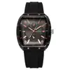 Comercio Exterior Transfronterizo Popular de Moda Tendencia Reloj para Hombre Transmisión en Vivo Douyin Barril Silicona Cuarzo Reloj Fabricante Venta al por Mayor