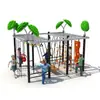 Escada Versátil para Jardim de Infância ao Ar Livre Escada de Corda para Escalada Infantil Equipamento Esportivo Estrutura de Balanço com Argolas Equipamento de Treinamento Combinação