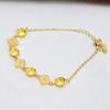 Pulsera de plata S925 con diseño de hierba de la suerte, pulsera de perlas para mujer, anillo de mano, accesorios de joyería DIY, soporte vacío, semiacabado, moderno 528