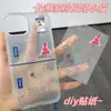 2025 Nuevo Gato de Cuello Largo con Graffiti de Dibujos Animados Estilo Ins Pegatina para Uñas Arte Manualidad DIY Cuaderno Tableta de Computadora Tarjeta Goo Adhesiva