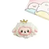 Corona de Dibujos Animados Oveja Pequeña Peluche Relleno de Algodón Broche Colgante Lindo DIY Accesorios para el Cabello Decoración Puesto de Regalos Accesorios Suministros