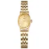 Reloj Mia Myar Correa de Acero Simple para Mujer Pequeño y Exquisito Ovalado Resistente al Agua Reloj de Cuarzo Esfera Pequeña para Mujer