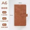 Cuaderno A6 Puede Imprimir Logo Oficina de Negocios A5 Libro de Bolsillo de Cuero Suave Cuaderno de Estudiante Libro Pequeño Puede Grabar Palabras