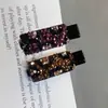 Pinza de pelo colorida de moda, pinza de pelo rota con diamantes brillantes para niña, pinza lateral, pinza para flequillo, pinza superior, pinza para coleta, pinza de pico de pato de alta calidad, nuevo