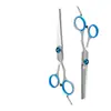Tijeras para el aseo de mascotas para gatos y perros, Herramientas universales para cortar el pelo de mascotas, Juego completo de suministros para recortar, Juego de tijeras rectas y curvas