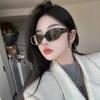 Ins Gafas de Sol Negras de Alta Calidad Europeas y Americanas Nuevas para Mujer Estilo Cóncavo de Celebridad Cibernética Gafas Retro Personalizadas Street Beat Tendencia