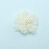 Estilo Coreano Hilo de Cristal Color Sólido Flor de Tela Flor de Tela Hecha a Mano DIY Broche Pasador de Pelo Accesorio para el Cabello Partes de Flor Venta al por Mayor por Fabricante