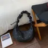 Nova Bolsa Tote de Lona Estrelada Estilo Coreano 2026 Grande Capacidade para Ombro e Mão para Mulheres, Versátil para o Dia a Dia e Uso Casual