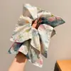 Lenço Quadrado Floral Jardim Sonhador Estilo Pintura a Óleo para Cabelo para Mulheres Elegante Faixa de Cabelo Quadrada Lindo Acessório de Cabelo