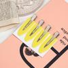 Coração de menina Traceless Hairpin coreano ins Cyber Celebrity Headwear Side Clip Bangs Side Clip One-Word Hairpin Duckbill Clip Clip