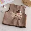 Chaleco para niña, nueva colección otoño/invierno 2026, chaleco de bebé estiloso, top cálido forrado de forro polar para invierno infantil, moderno