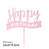 Decoración de Pastel de Celebridad de Internet Feliz Cumpleaños Repostería Pastel Acrílico Card de Diosa Masculina Plug-in Accesorios de Celebridad de Internet