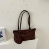 Bolso de Hombro Versátil Retro Europeo y Americano Bolso Tote Casual de Alta Calidad a la Moda Bolso de Mano Simple para Viajes Diarios