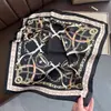 Lenço de Seda Novo Estilo, Alta Qualidade, Versátil, Moderno, Lenço de Seda Artificial, Lenço de Pescoço Pequeno, Lenço de Gaze 70cm, Atacado Transfronteiriço