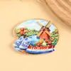 Novo Estilo Amsterdã, Países Baixos Souvenir Turístico Decorativo Ímãs de Resina Magnéticos para Comércio Exterior Atrações Nacionais, Personalizável