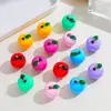 Colgante de Fruta de Manzana Tridimensional Colorido Accesorios DIY Correa para Teléfono Móvil Collar Llavero Colgante Decorativo