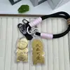 Novo Modelo da Shuibei 999 Ouro Puro Atrai-Fortuna Dragão de Leite Corrente de Celular Pingente Chaveiro Enfeite de Bolsa Presente