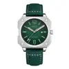 Reloj Cuadrado Personalizado Orsga para Hombre Nicho Calendario Fresco Fabricante Transmisión en Vivo Exportación Transfronteriza Reloj de Pulsera de Cuarzo para Hombre
