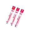 Recargas para Caneta Gel Deli S206 Atacado, Canetas Gel Retráteis, Canetas Gel com Tampa, Recargas de Caneta Grande Capacidade Vermelha, Preta, Azul