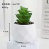 Venta al por mayor de plantas suculentas artificiales, lote mixto de plantas suculentas en maceta diamante, ventas directas de fábrica, decoraciones de plantas verdes para oficina