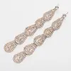 Moda Europea y Americana Estilo Retro Sexy Pendientes Completos de Diamante Personalidad de Discoteca Exagerados Largos Pendientes de Novia para Escenario E253