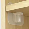 Soporte de estante adhesivo reforzado sin costuras, soporte para partición de gabinete sin taladro, código de esquina fijo, clavo de soporte para estante, soporte fijo