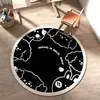 Tapetes de Couro Coloridos para Cadeira de Computador Transfronteiriços para Quarto Sala de Estar Sofá Tapetes de Pé de Lama Diatomácea Tapetes de Pé para Cadeira de Escritório