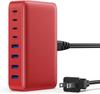 Cargador de Escritorio de 200W Adaptador Multifuncional PD de Nitruro de Galio de 200W Nuevo Cargador de 8 Puertos Transfronterizo