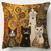 Capa de Almofada de Gato Mais Vendida da Temu, Capa de Almofada Animal Fofa e Divertida para Decoração de Casa, Feita Sob Medida e Disponível para Dropshipping