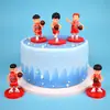 Muñeca Nueva Decoración de Muñeca Juguete slam dunk Set de 5 piezas Baloncesto Fútbol decoraciones para pastel de niño