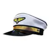 Chapéu de capitão piloto para mulheres, adereço para apresentação de palco, festa à fantasia sessão de fotos uniforme retrô chapéu de marinheiro