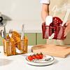 Chopsticks Cage Household Multi-Power Dreno Rack Chopsticks Holder Cozinha Louça Spoon Caixa de armazenamento Wall-Mountable Punch-Free