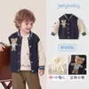 [Novo Produto] Roupa Externa Infantil Outono Novo Estilo Tops para Meninas Roupas de Bebê Casuais Uniformes de Baseball para Meninos