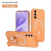Funda magnética para teléfono tipo piel compatible con Transsion Infinix Note60, Hot70, con soporte, cubierta protectora anticaída