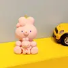 Llavero Colgante Pequeño Conejo Animal Pequeño Creativo para Mujer Llavero de Pareja Lindo Colgante para Bolso Regalo de Dibujos Animados