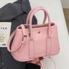 2025 Nuevo Bolso Balde Portátil Simple Casual de Nicho Estilo Coreano Diseño Combinable Color Sólido Bolso Cruzado para Mujer