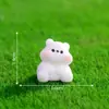 Manualidades creativas de paisajes en miniatura: lindas figuritas de conejito y oso, paisajismo de casa en el árbol de jardinería, accesorios decorativos DIY, adornos pequeños